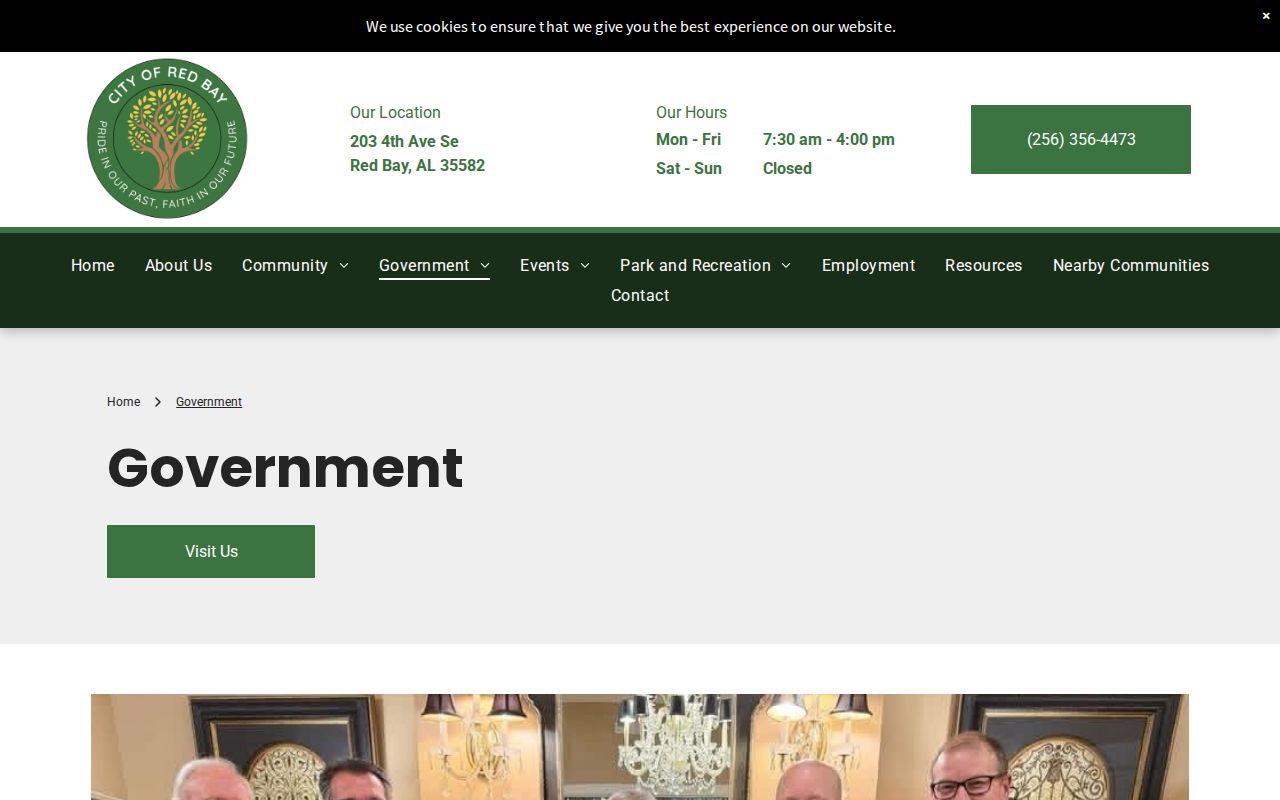 Red Bay court records government clerk listing